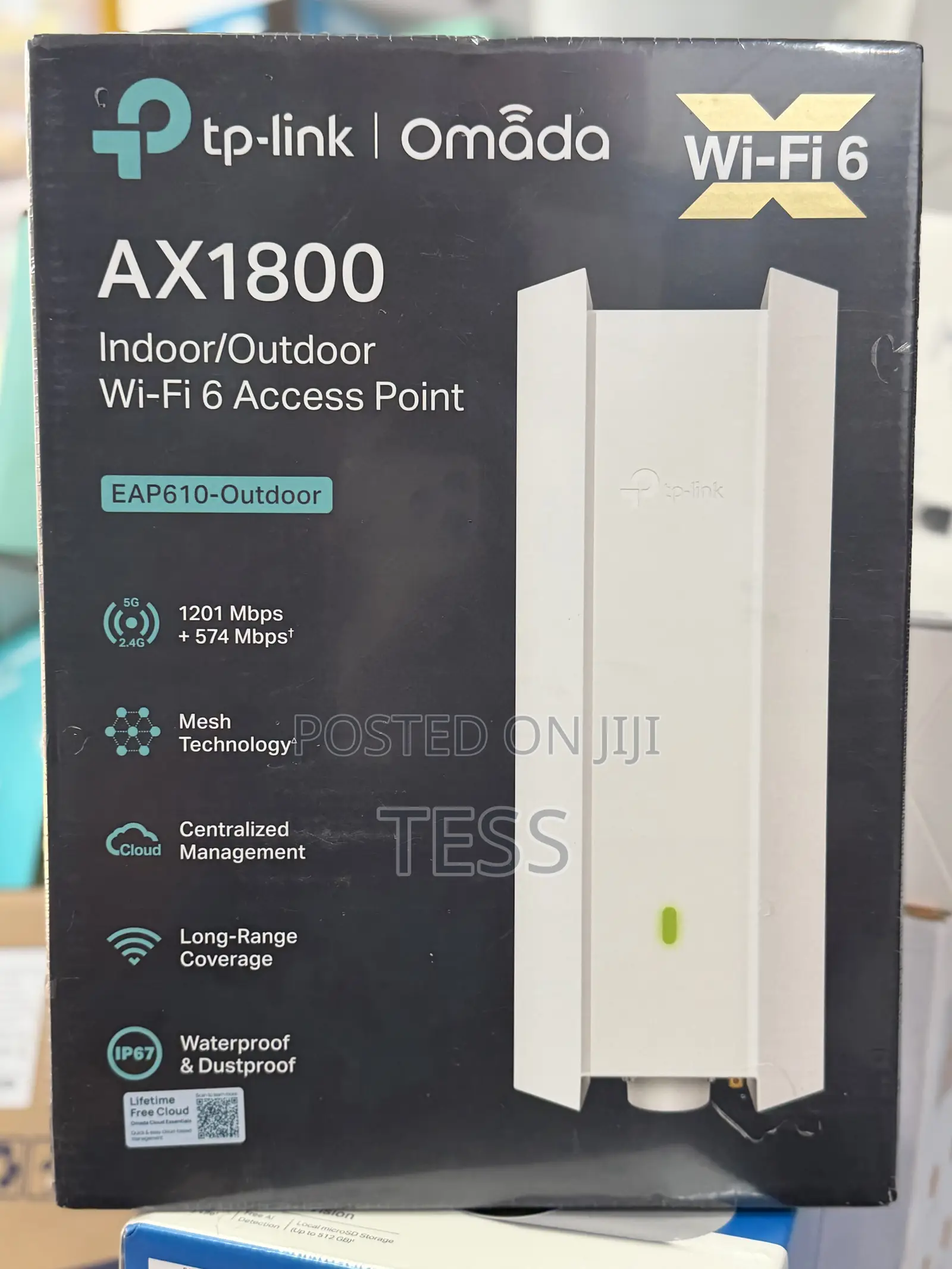 Tp-link Eap610 Outdoor Ap Mesh Omada Wifi6 Ax1800 Gigabit