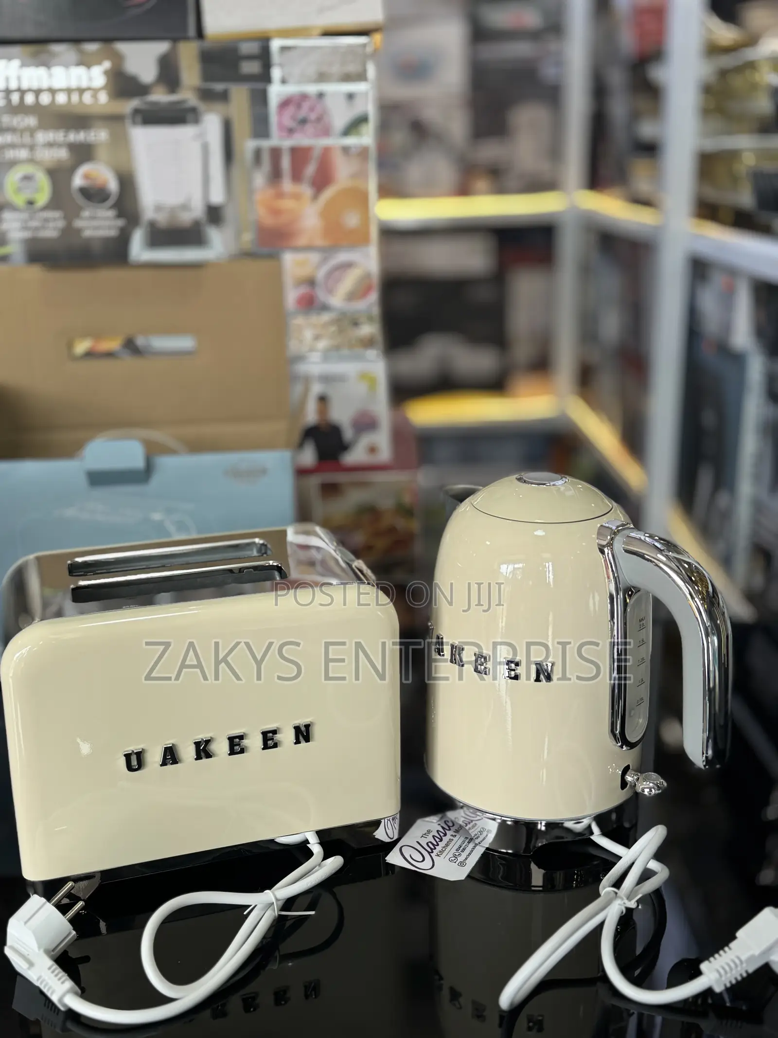 Uakeen Germany Kettle Toaster Set