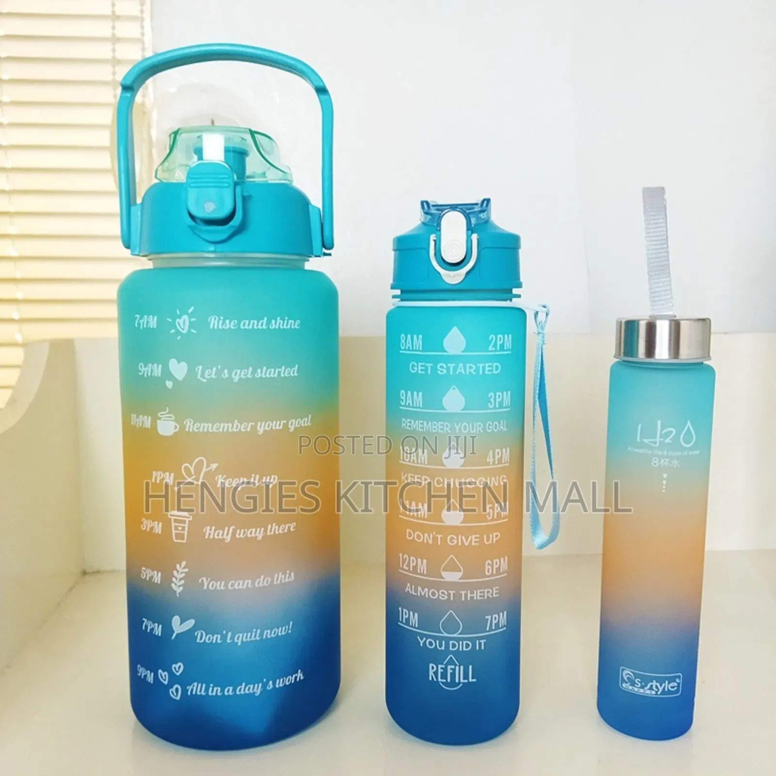 3-in-1 Water Bottle (300ml - 2000ml)
