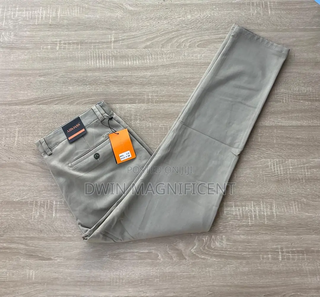 Multi-Colored Men's Casual or Formal Trousers (Khaki)