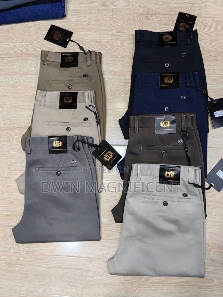 Men's Casual Chinos in Various Colors