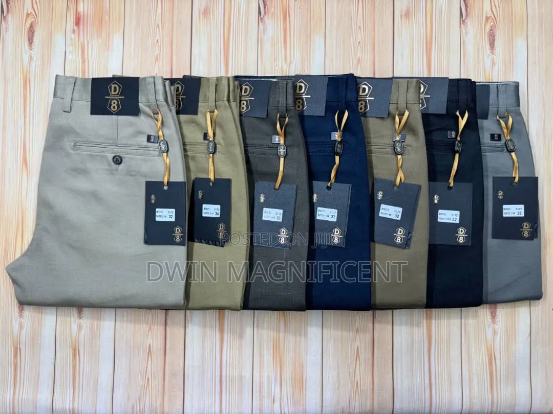 Men's Casual Chinos in Various Colors