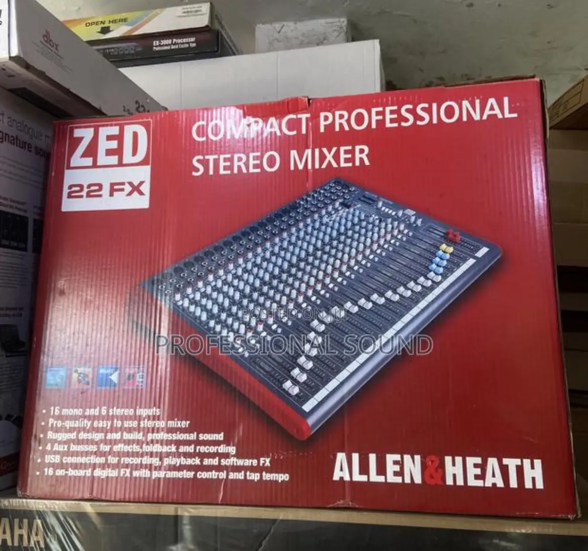Allen Heath Zed-22fx 22-Channel Mixer With Effects
