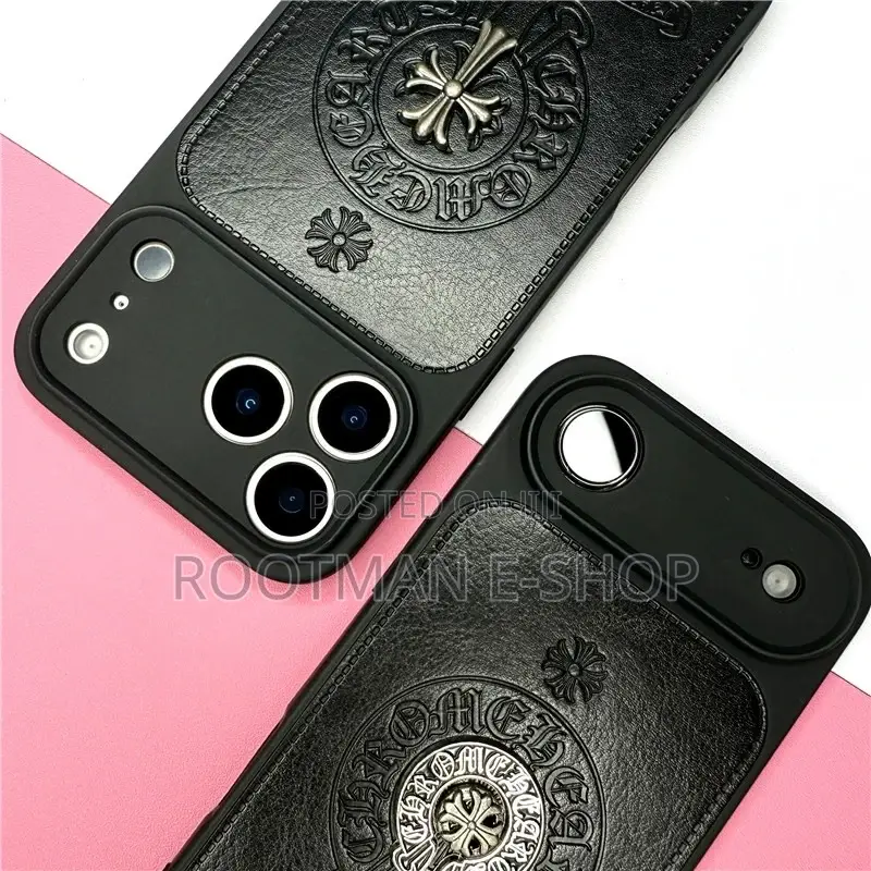 Chrome Hearts Leather Case for iPhone 17 Pro and Pro Max