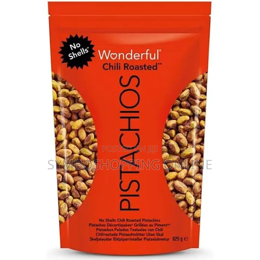 Wonderful Chili Roasted Pistachios, 625g