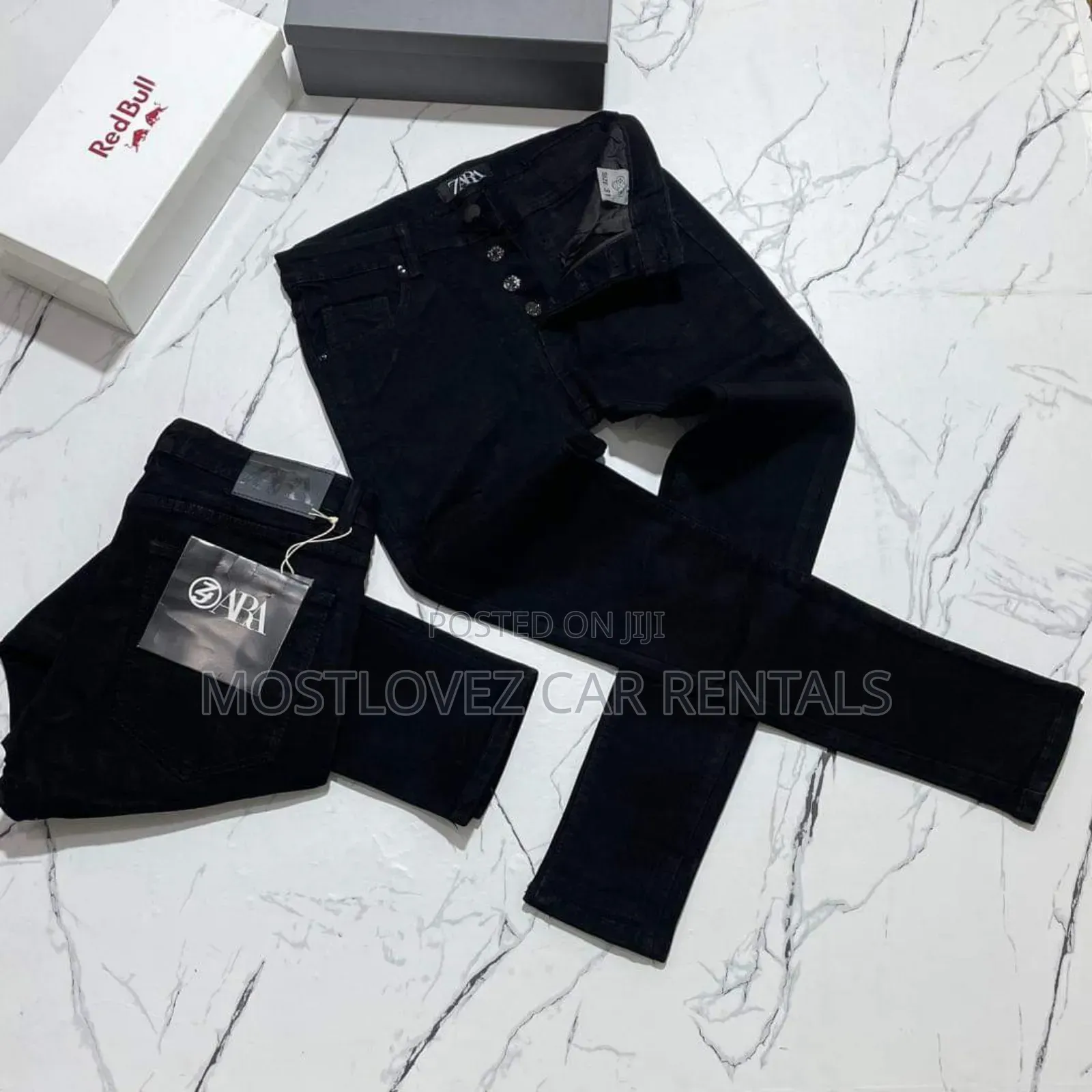 Zara Black Jeans Trousers For Sale In Labadi