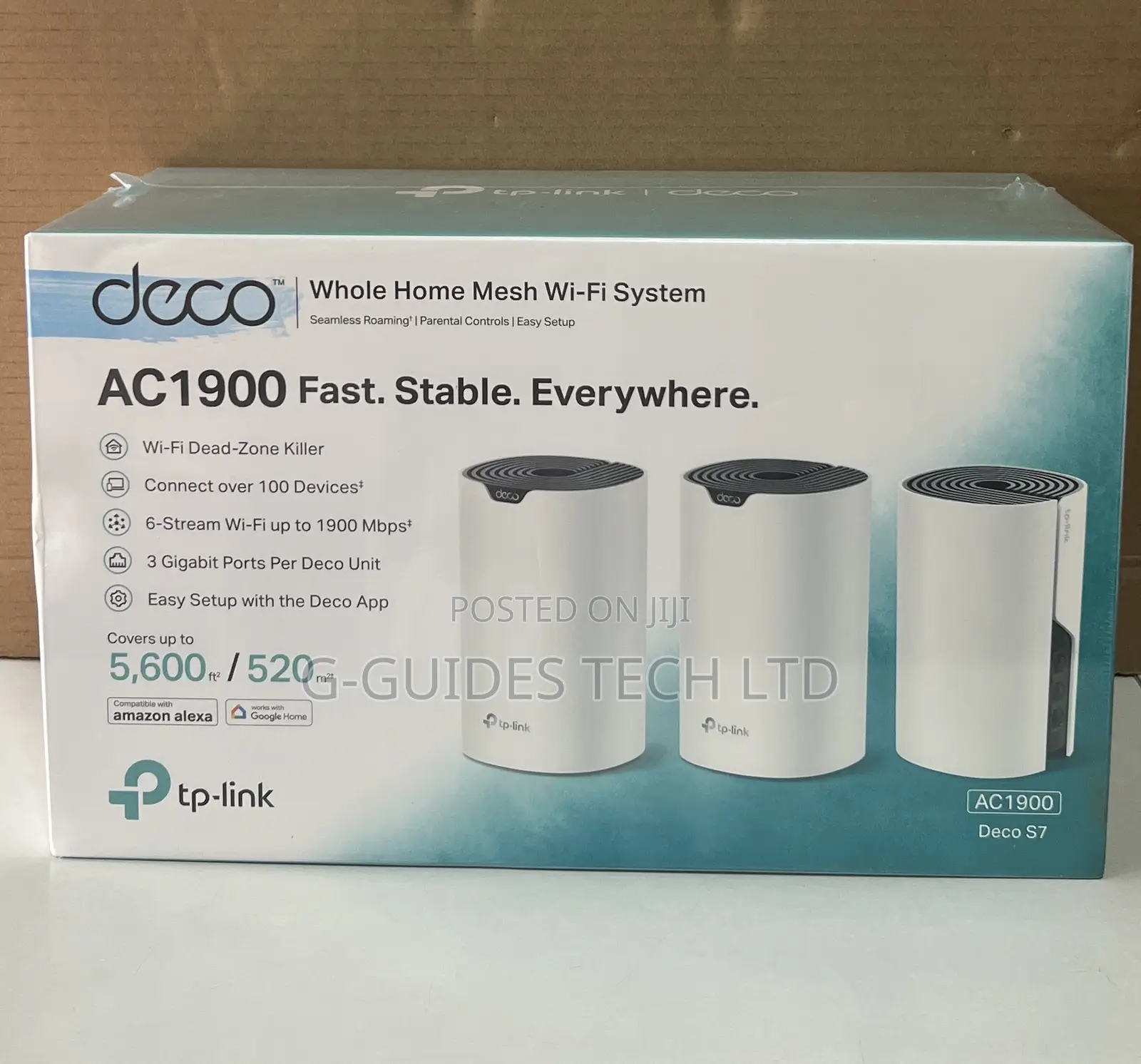 Tp-Link Deco S7 Ac1900 Whole Home Mesh Wi-Fi System 3-Pack
