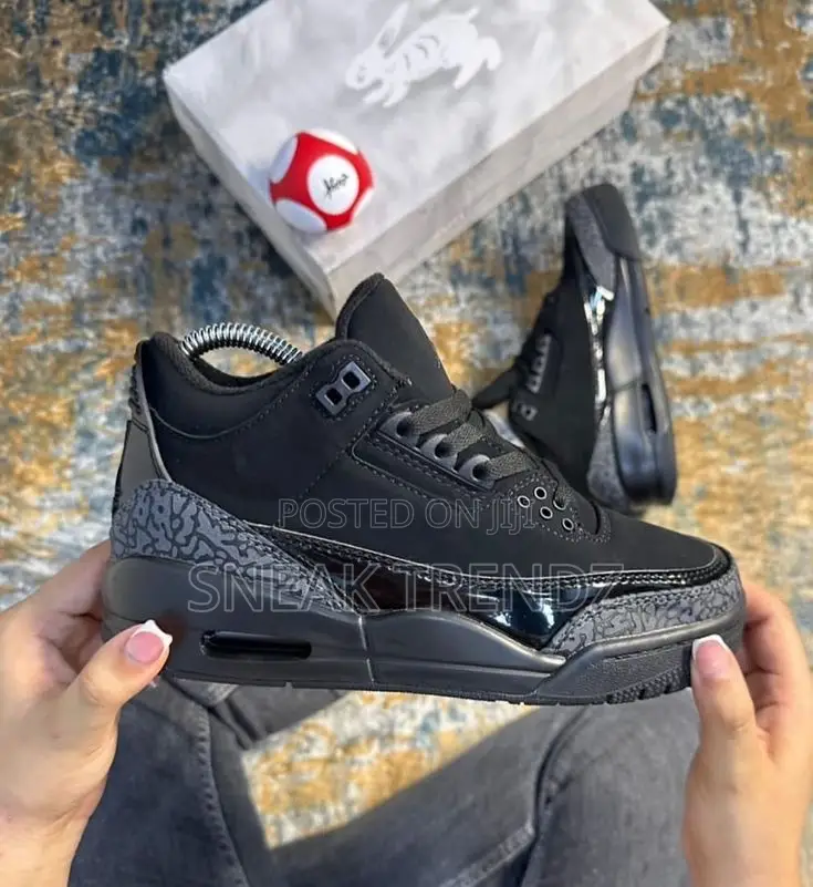 Air Jordan R3 Og Black N Grey