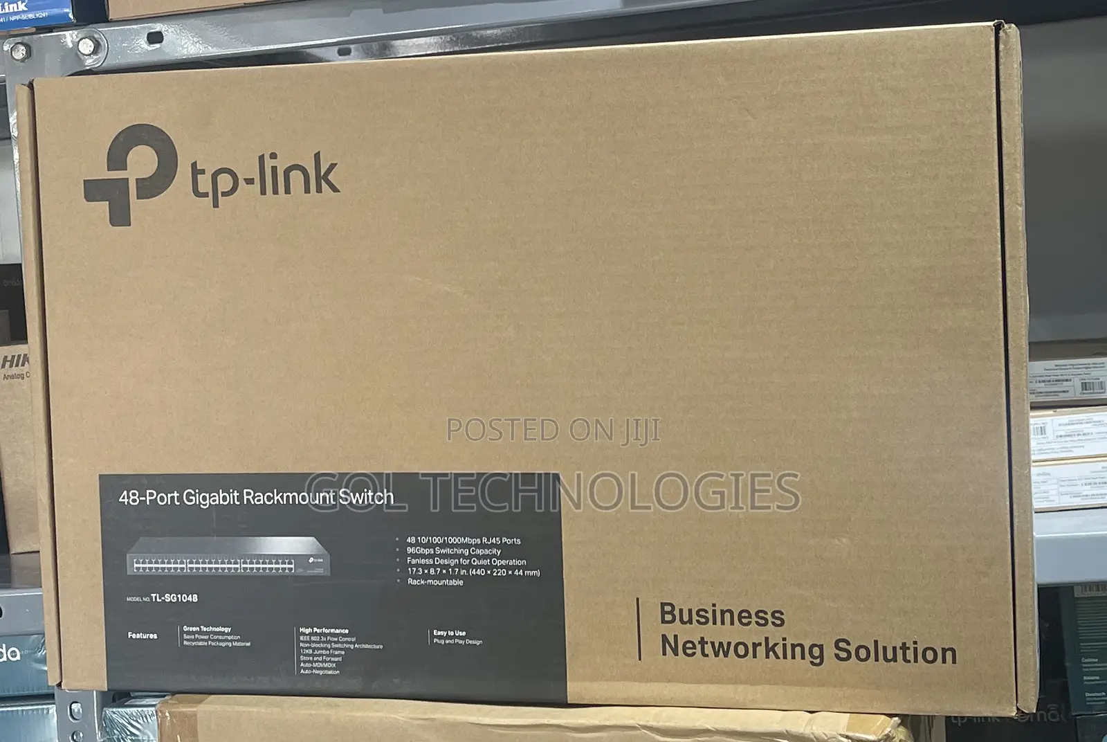 Tp Link 48-Port Gigabit Rackmount Switch Tl-Sg1048 10/100/1000 MBPS