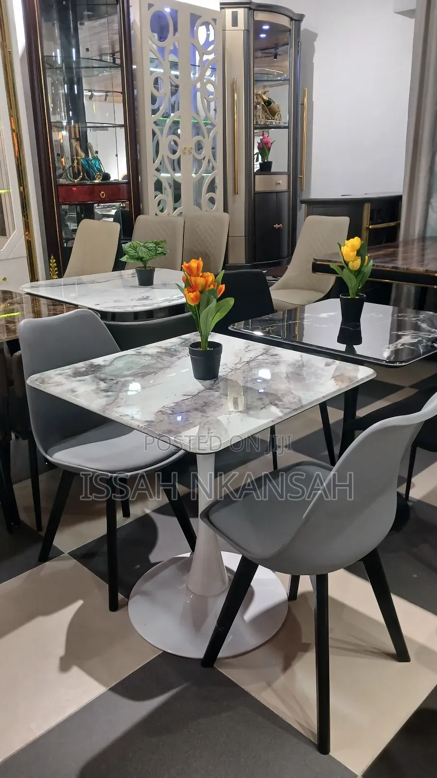 Dining Table With 3 Chairs