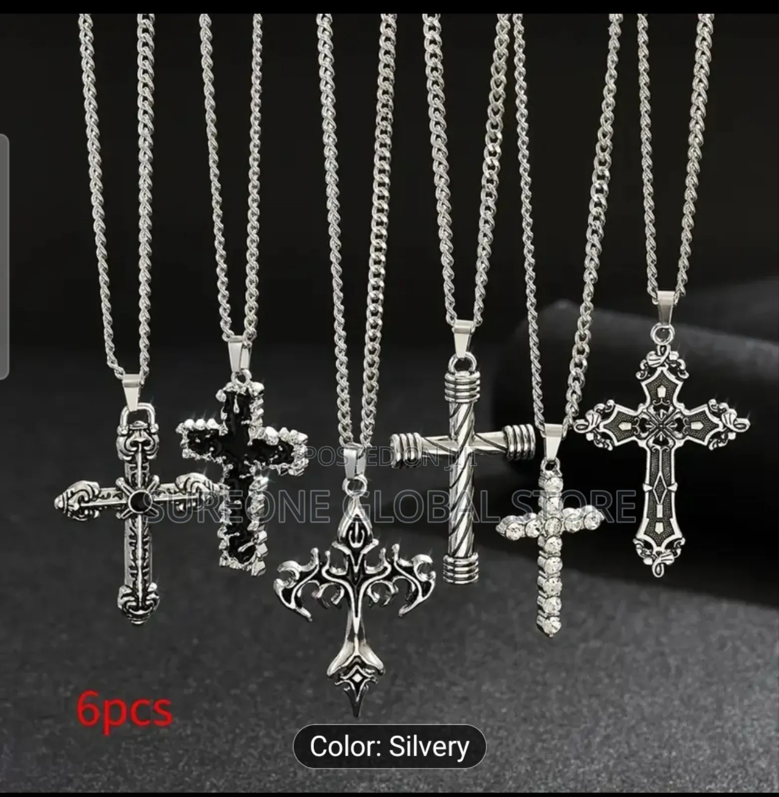 Vintage Mixed Style Silvery Chain Necklaces