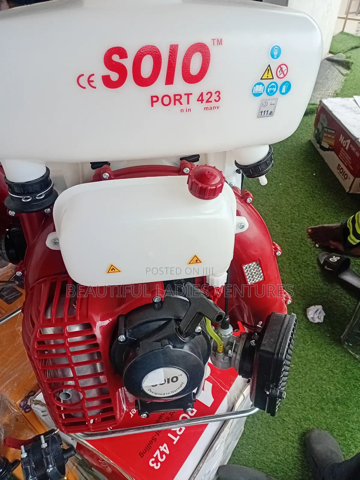 Amused Power Surgethe Mighty Port423 Solo Sprayer in Action Soloport