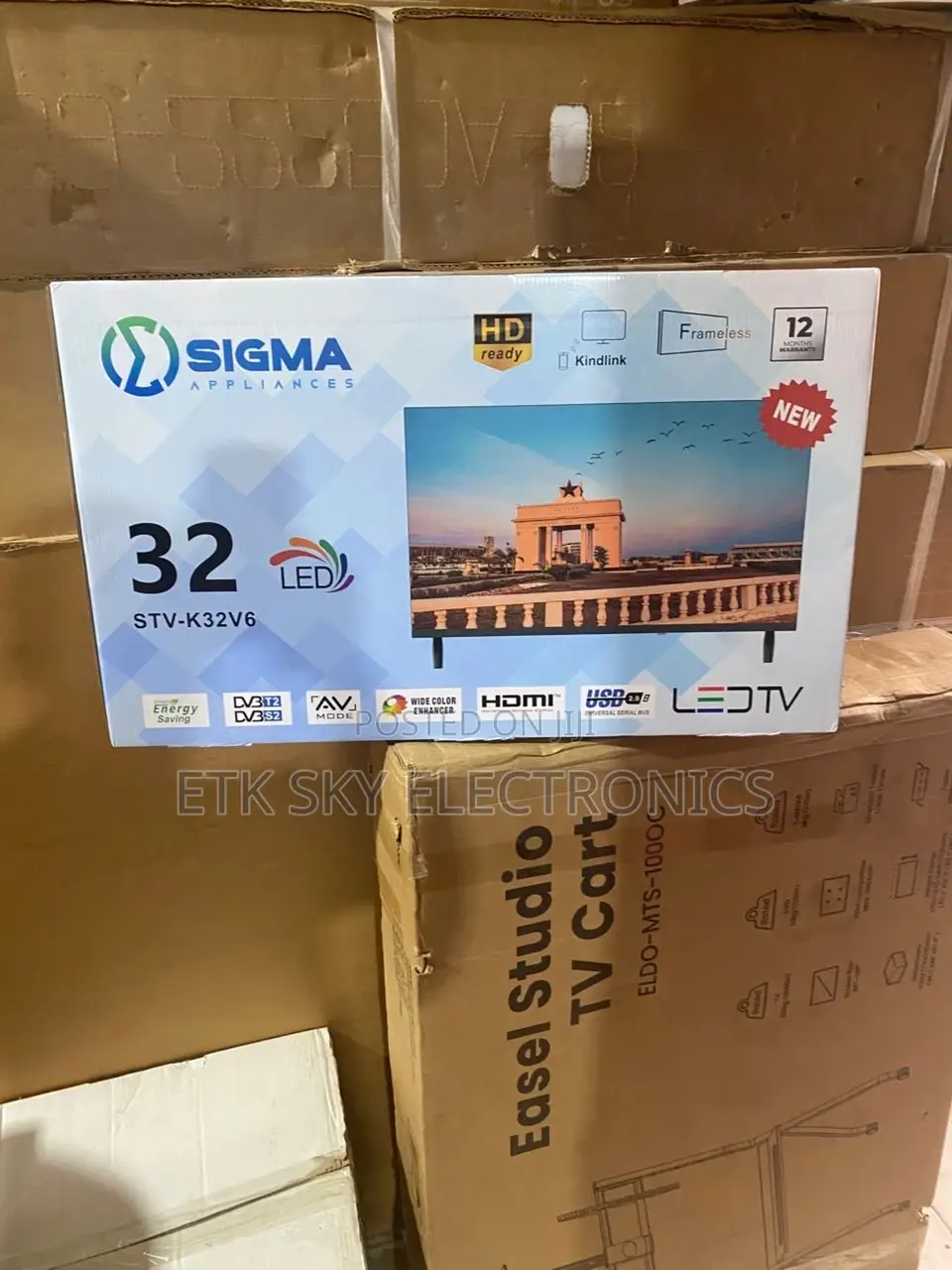 Sigma 32” Led Hd Digital Satellite Tv STV-K32v6