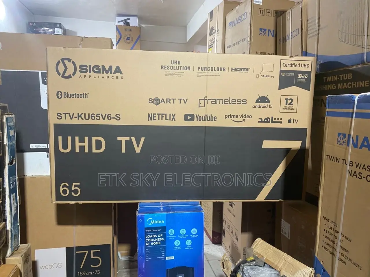 STV-Ku65v6-S Sigma 65 Smart Android Uhd TV
