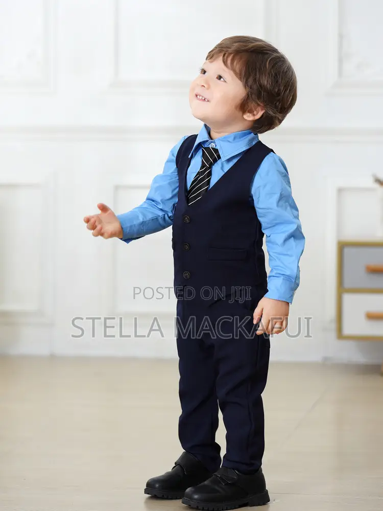 Executive 4pcs Suit Set For 1-7yrs Only..