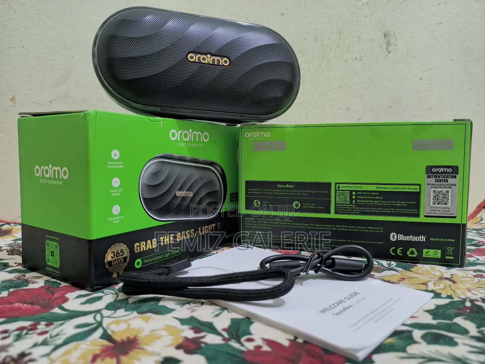 Oraimo Spacebox 8w Fm Wireless Speaker