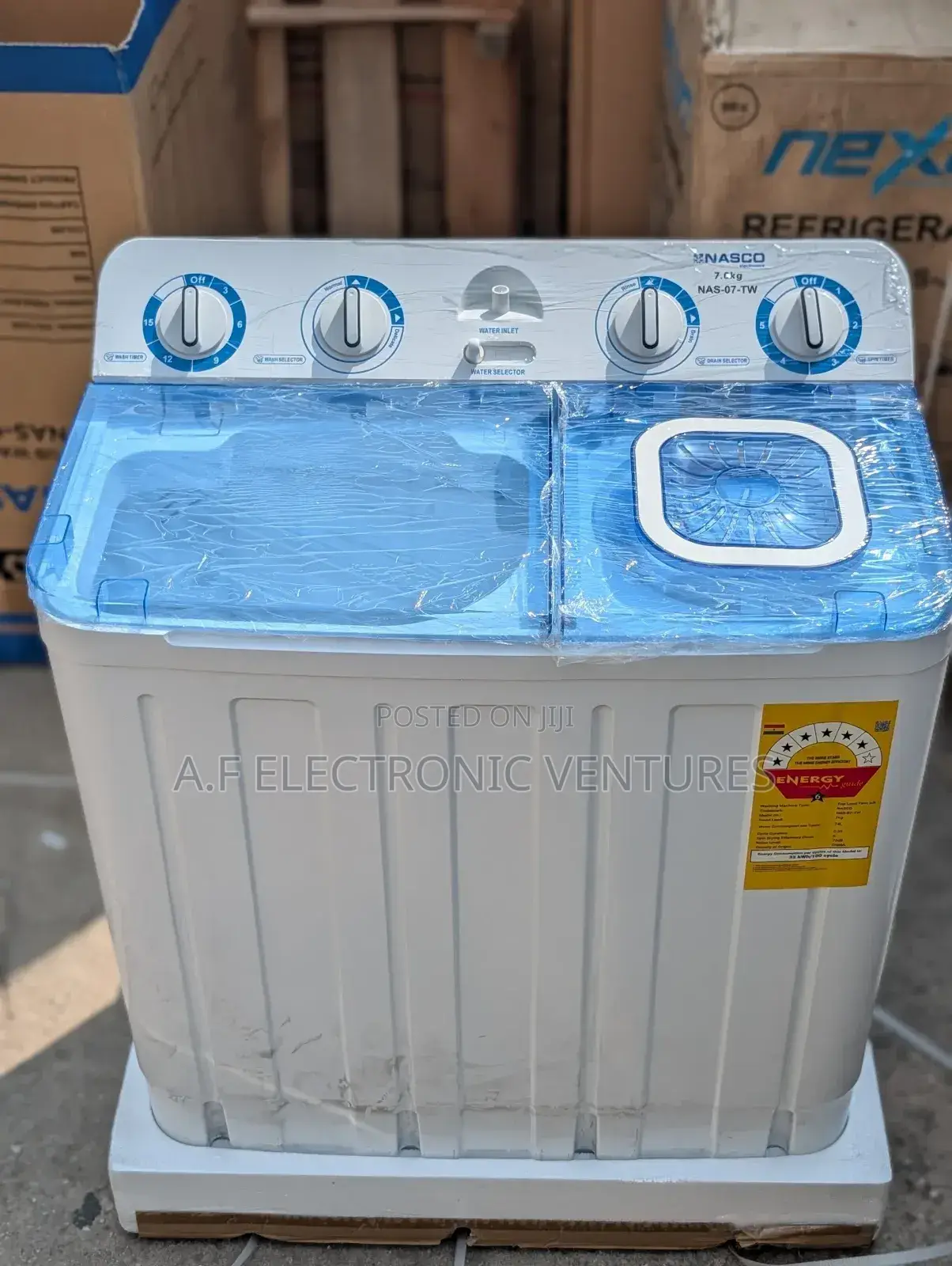 Nasco 7kg Semi-Automatic Washing Machine