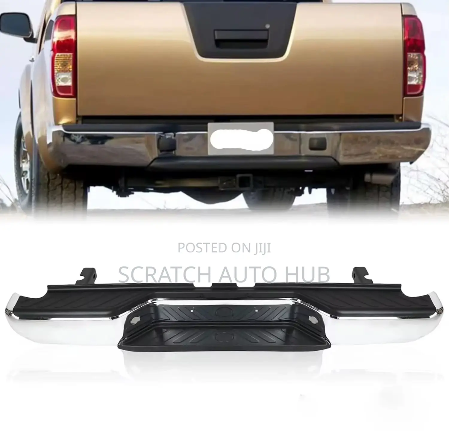 Back Bumper for Nissan Navara and Frontier