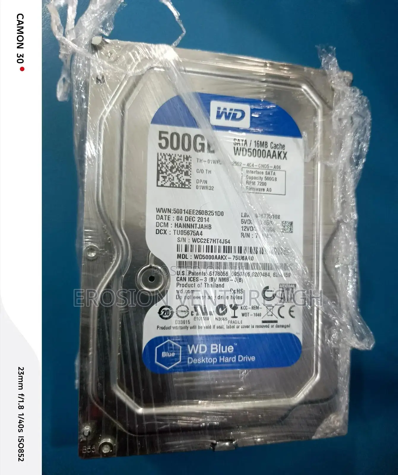 Desktop Hard Drive 500gb
