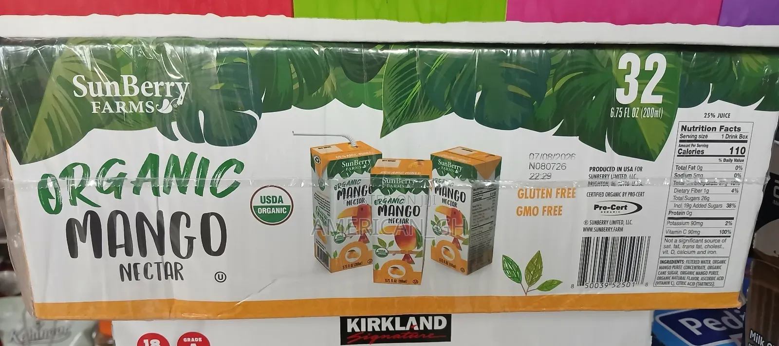 Organic Mango Nectar, (32 Pack)