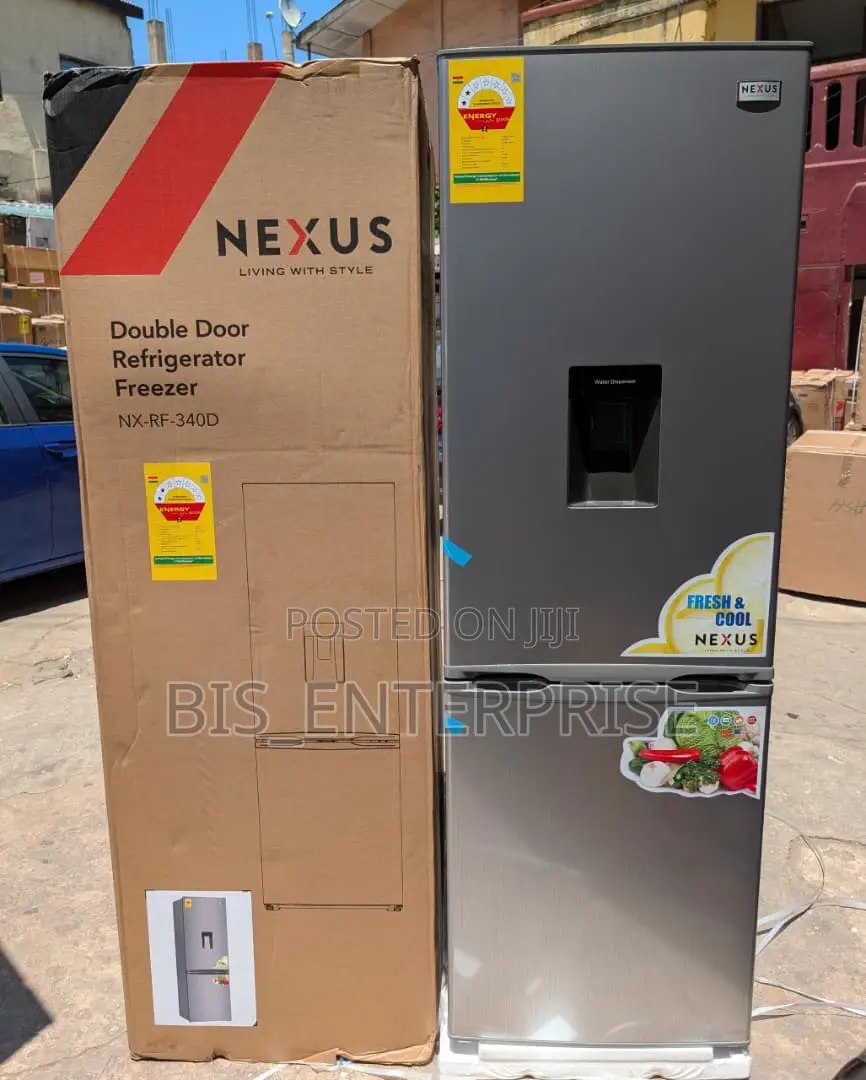 Nexus Double Door Fridge 309 Liters