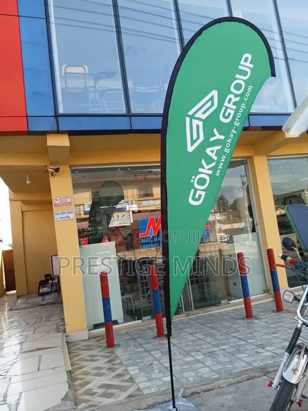 Teardrop Flags With Branding