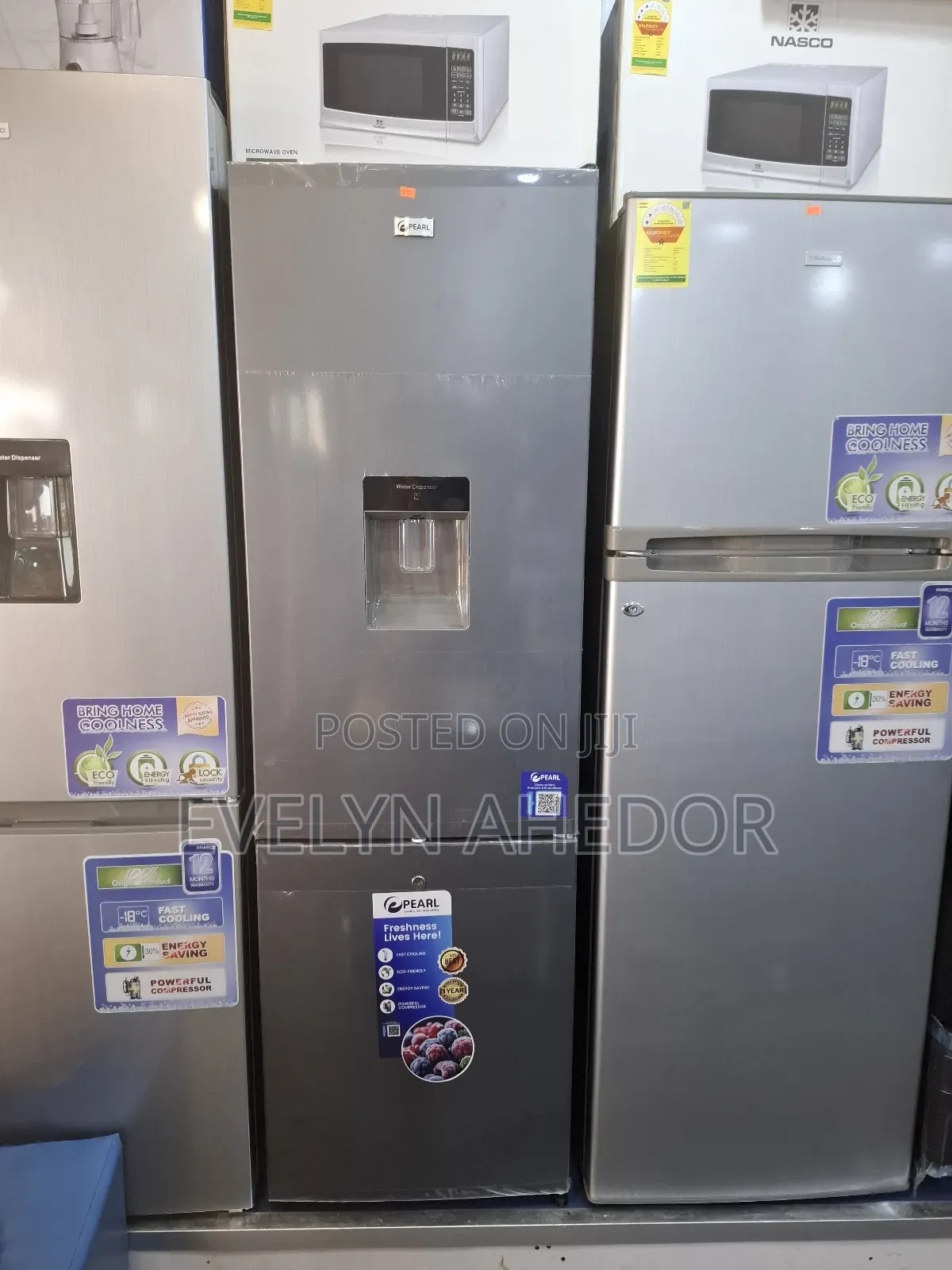 Modified Brand New Pearl Fridge With Water Dispenser Available 262l