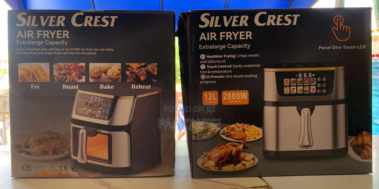 Silver Crest 12l Hot Air Fryer | Baking Grilling Machine