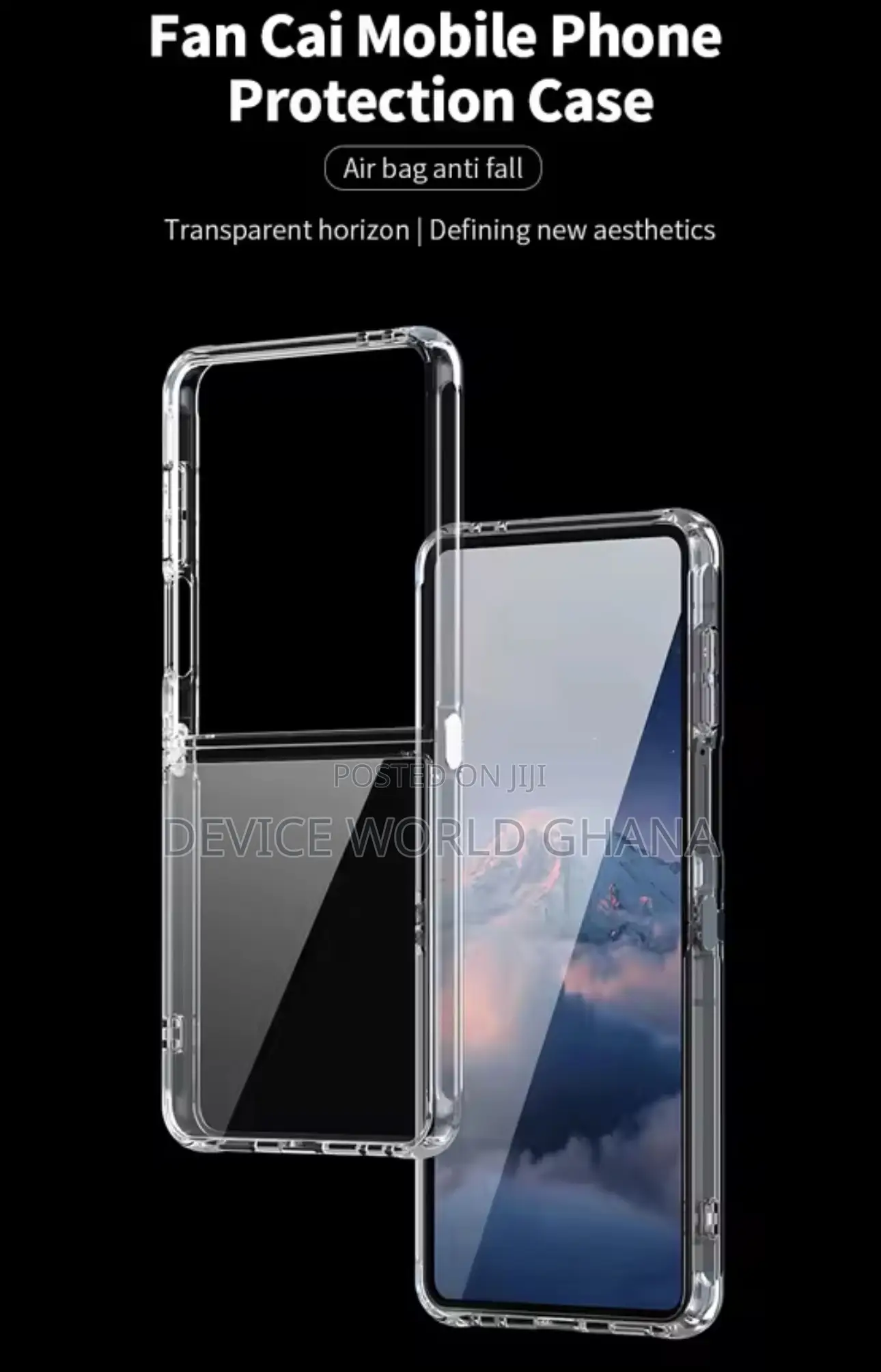 Mx Transparent Case for Samsung Z Flip 7