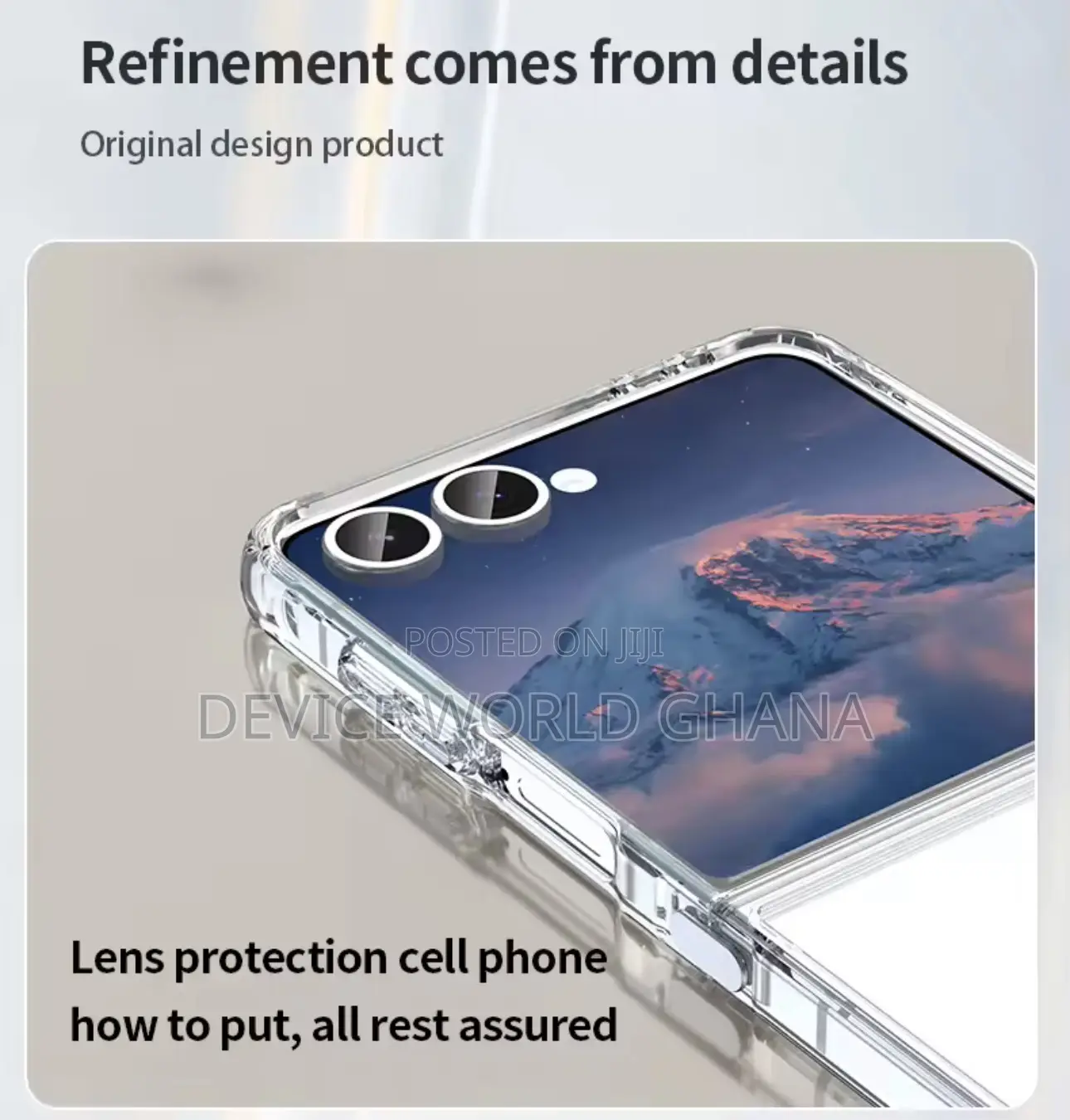 Mx Transparent Case for Samsung Z Flip 7