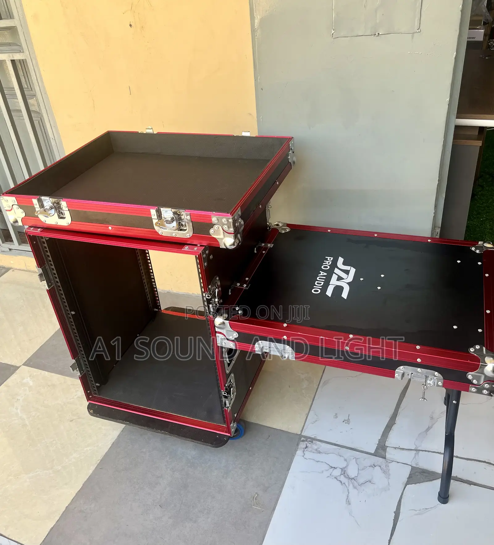 Amplifier Rack 14u - Red