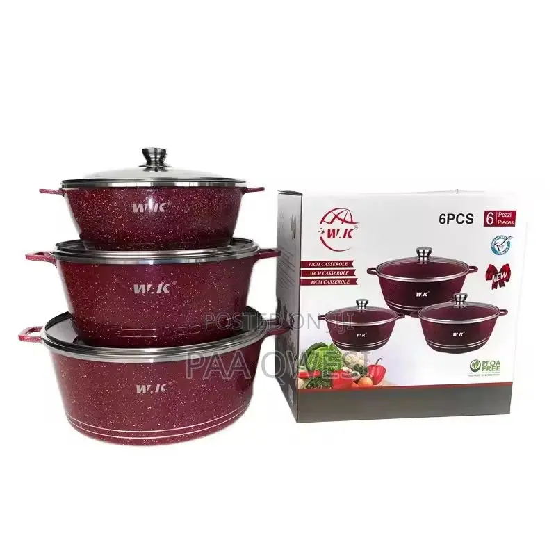 Non-Stick Wk 6-Piece Casserole Set – Easy to Clean