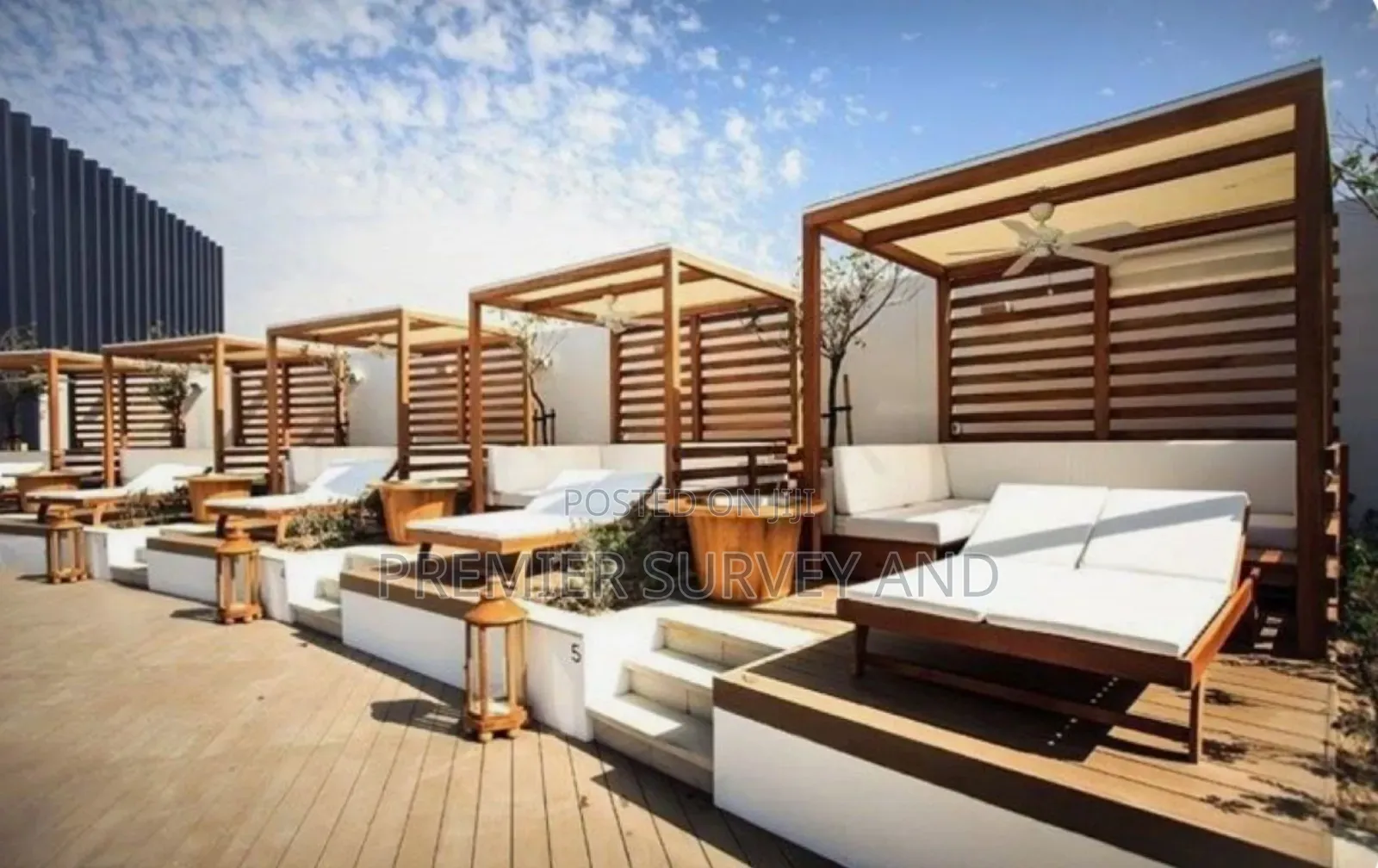 Roof-Top Pergola Installation