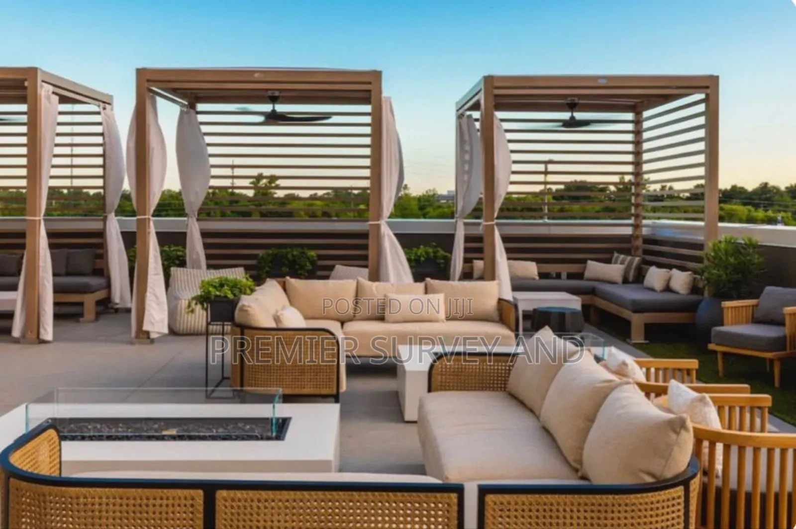 Roof-Top Pergola Installation