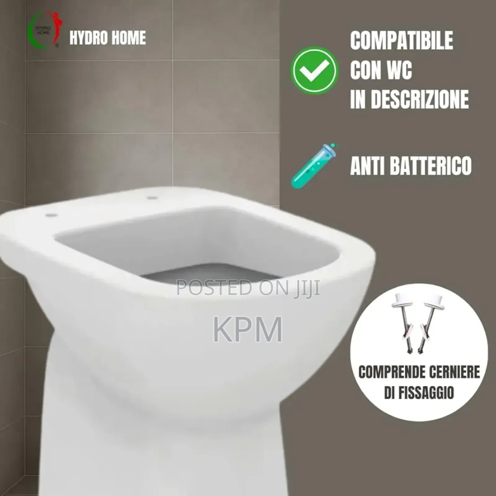 Sqaure Befitting Toilet Seat Cover