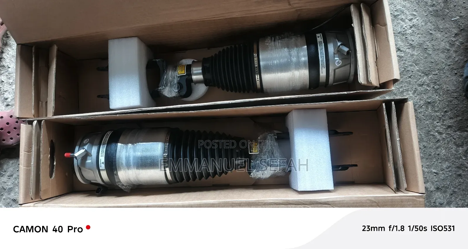 Porsche Cayenne 2016 Front Air Balloon Shock Absorbers
