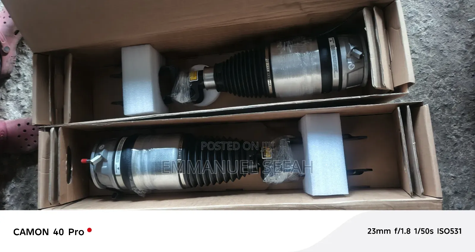 Porsche Cayenne 2016 Front Air Balloon Shock Absorbers