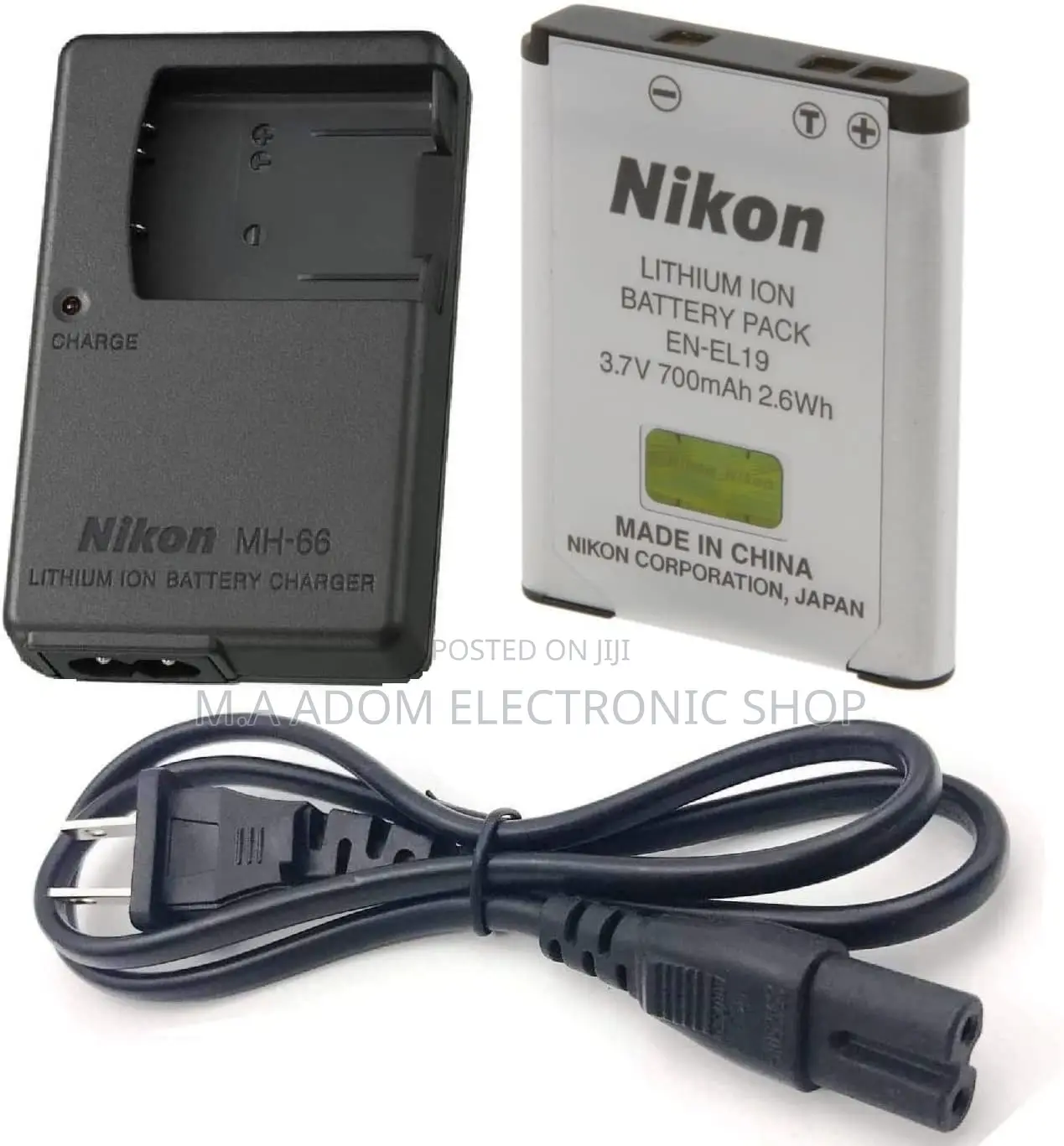 Nikon en El 19 Battery With Charger