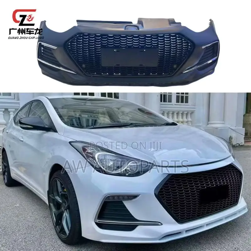 Hyundai Elantra 2011-2016 Front Bumper Black