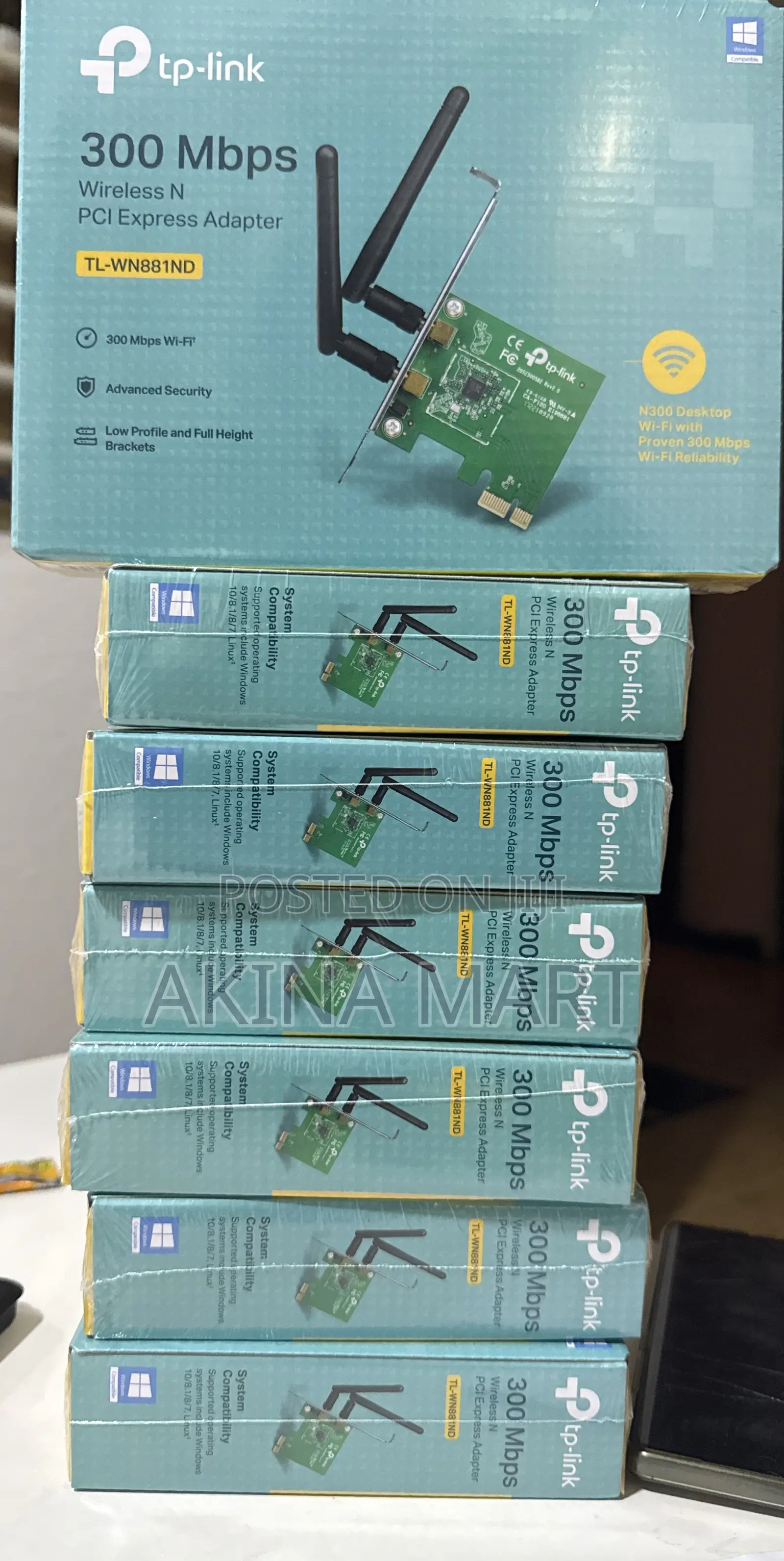 Tp Link 300mbps Wireless N Pci Express Adapter Tl-Wn881nd