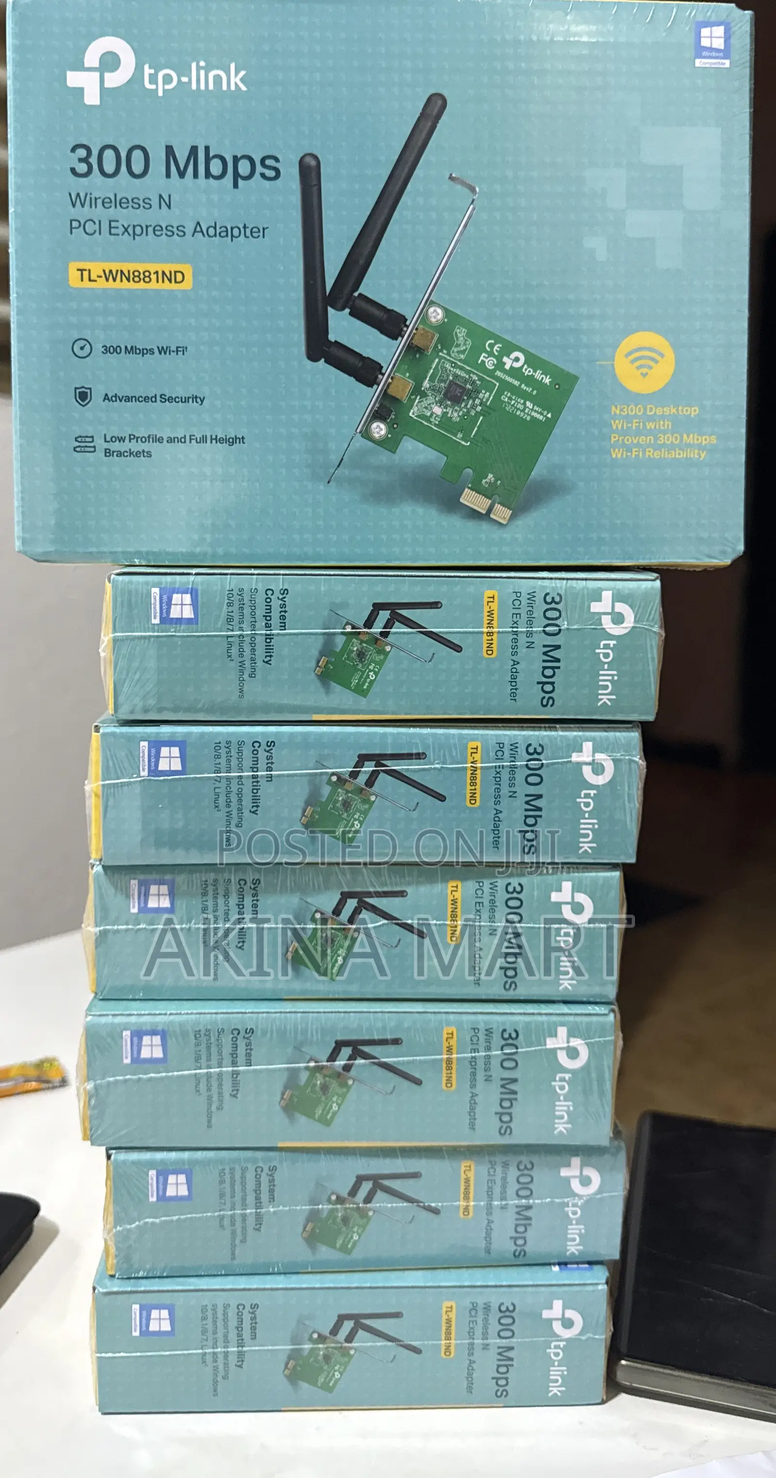 Tp Link 300mbps Wireless N Pci Express Adapter Tl-Wn881nd