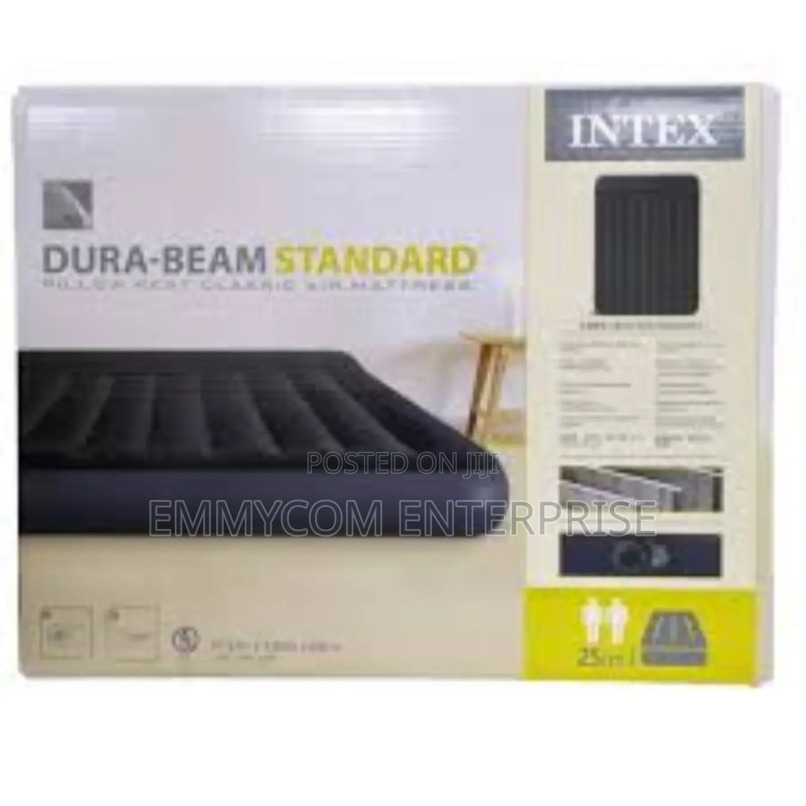 Intex Queen Size Air Bed Mattress With Pump