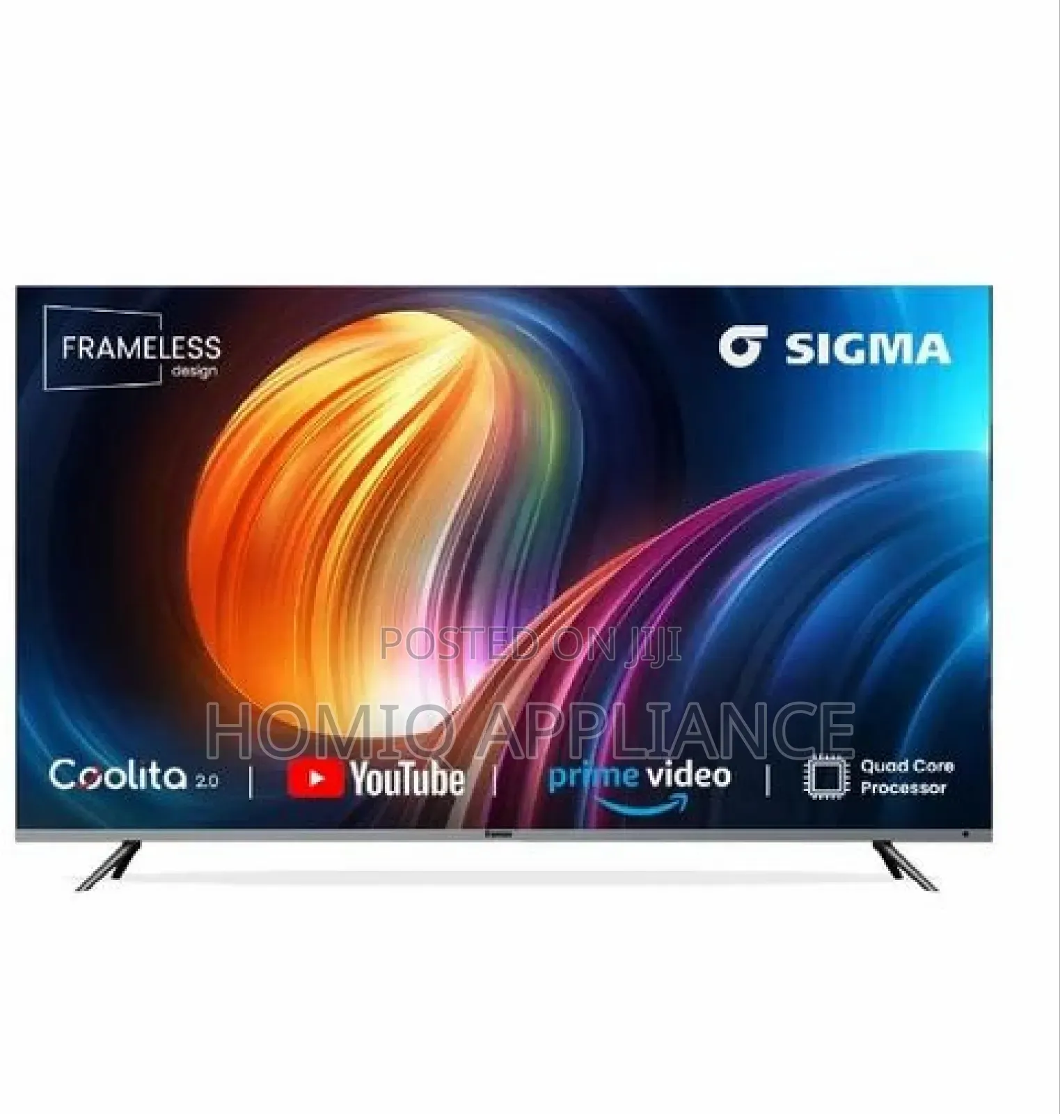 Sigma 55 Android Smart Frameless Led Tv Youtube, Netflix Etc