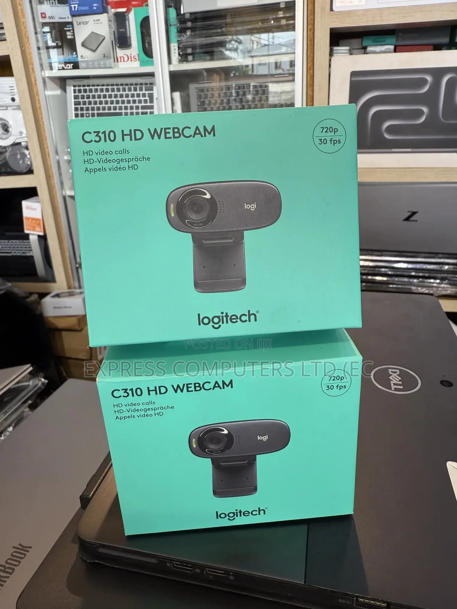 Logitech C310 Hd Webcam, 720p/30fps, Widescreen Hd Video Calling, New