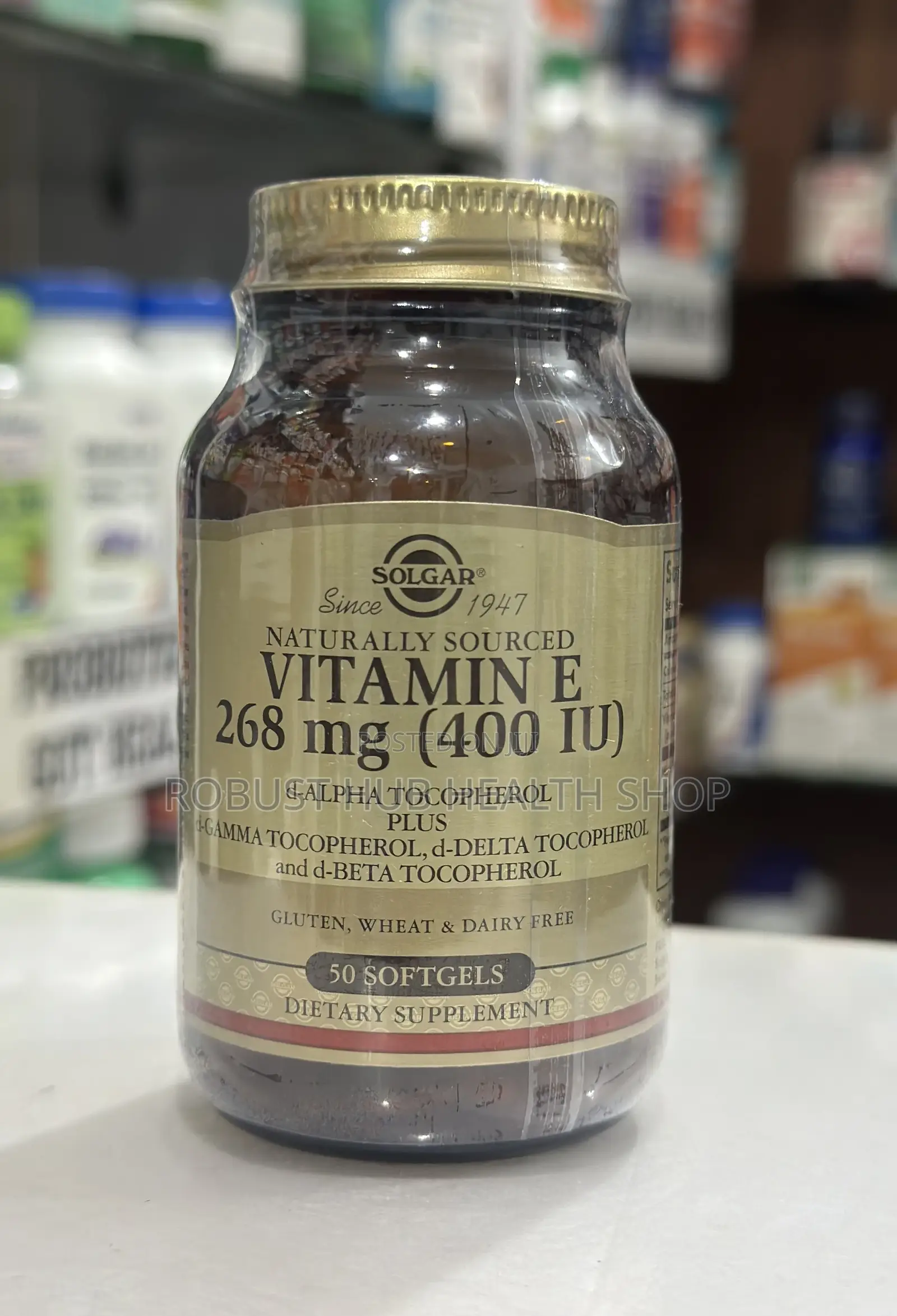 Vitamin E Softgels