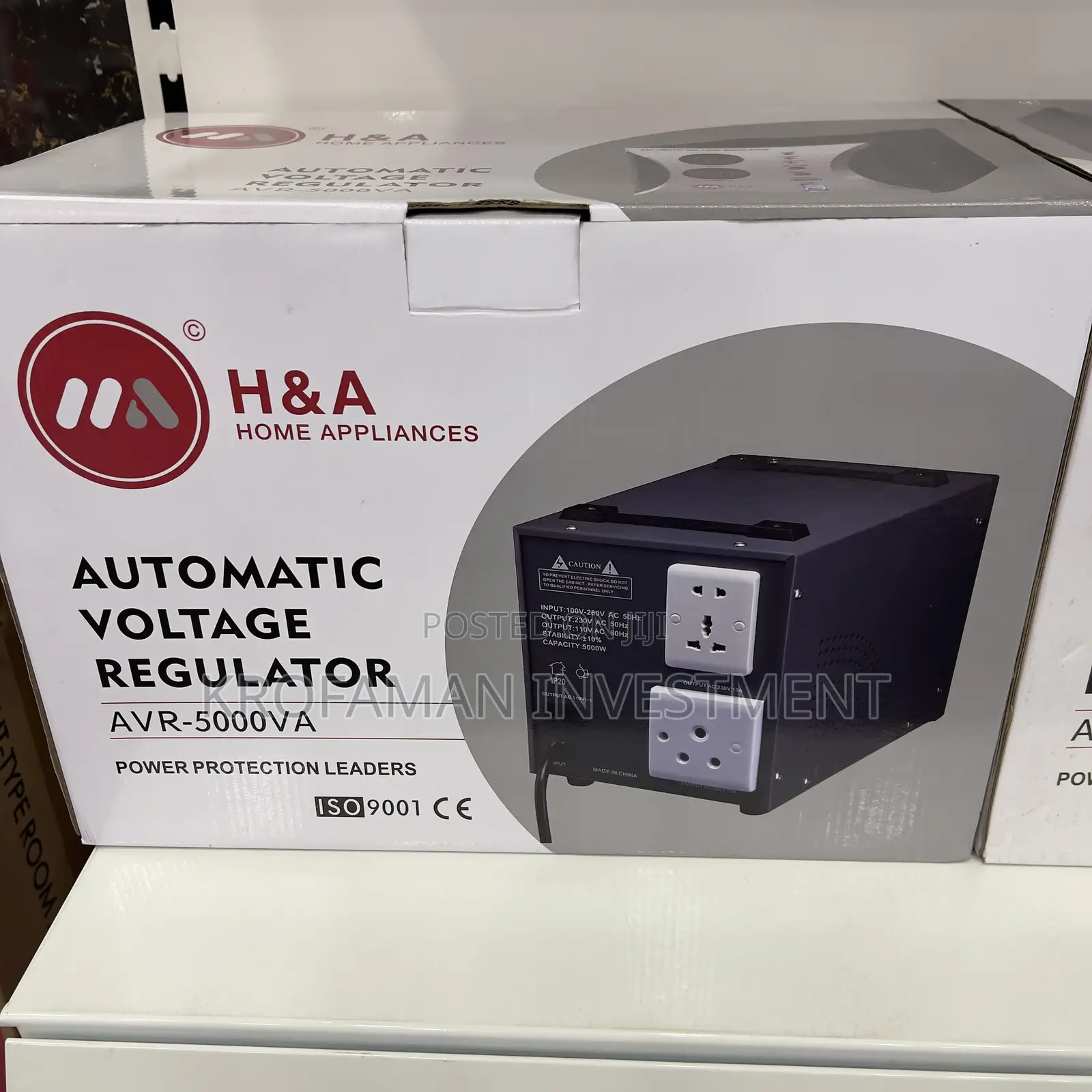 H A Automatic Voltage Regulator 5000va