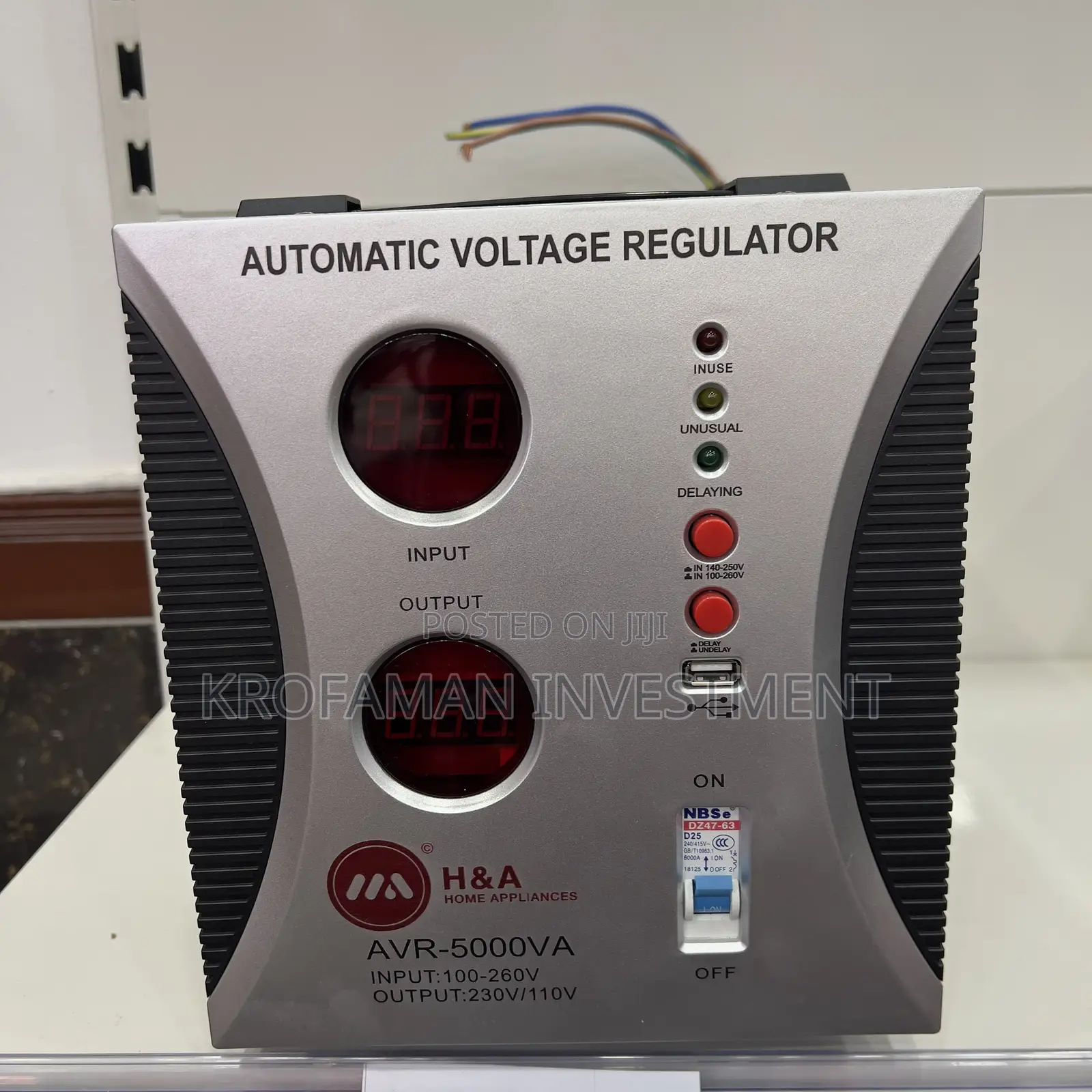 H A Automatic Voltage Regulator 5000va