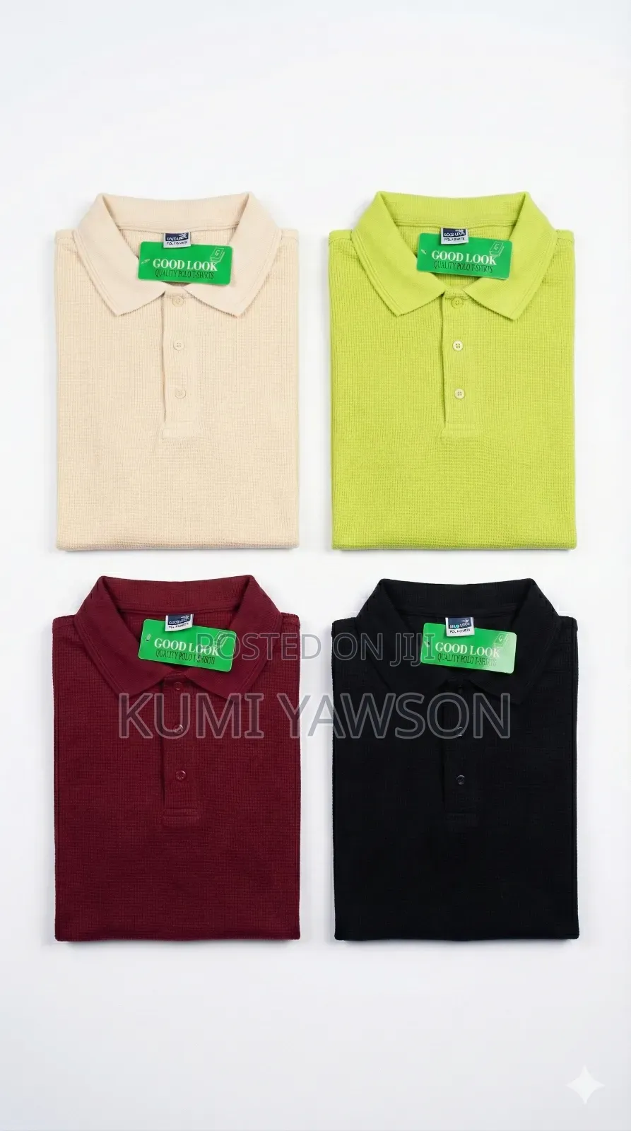 Classic Waffle Polo Shirts