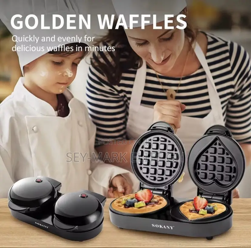 Sokany 2 In1 Waffle Maker