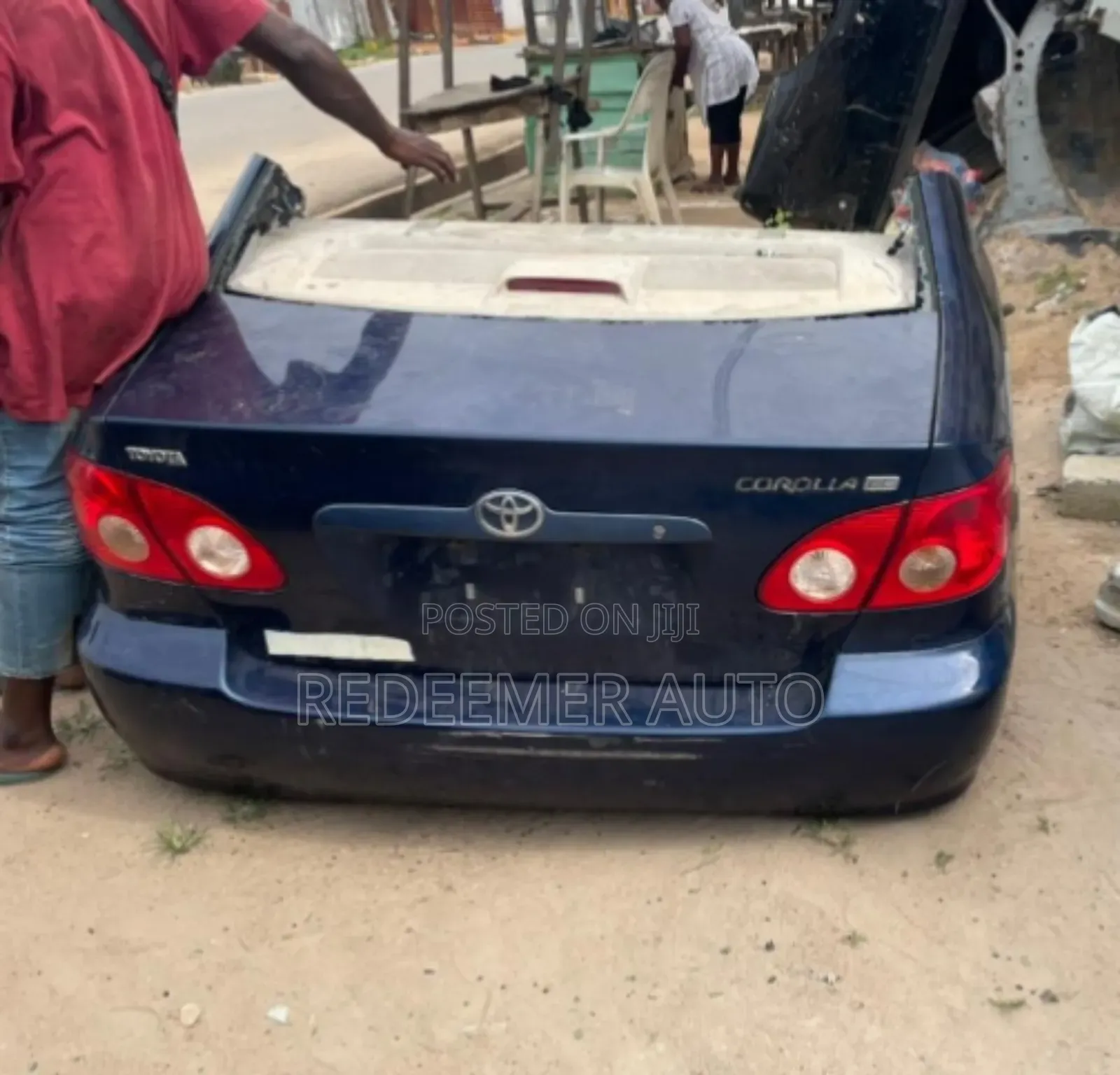 Toyota Corolla Back Cut 2003-2008